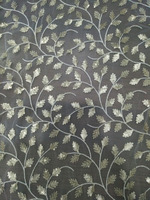 Paillettes brodées Georgette tissu robes de mariée sac d'ameublement teinture respirant PVC enduit léger dentelle unie