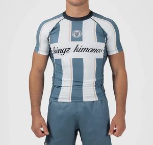 Camiseta de Compresión MMA Transpirable 2026 100% Poliéster con Protección Solar UPF50+ Mangas Cortas y Protección UV Ropa Deportiva al por Mayor - Product Image 3