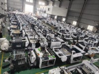 Machine automatique à grande vitesse pour la fabrication de sacs en plastique pour t-shirts 500x2, machine de découpe et de scellage de sacs