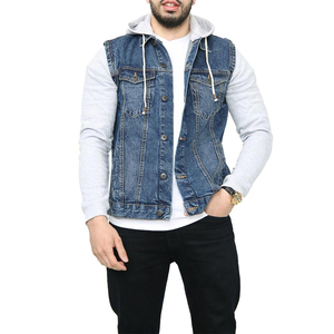 Veste en jean pour hommes 2025 Nouvel arrivage Veste en jean personnalisée de haute qualité en gros Vestes en jean pour hommes lavées personnalisées - Product Image 1