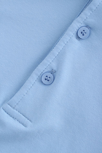 2025 Polo ligero de mezcla de algodón suave de verano de alta calidad con patrón de estampado de características de secado rápido actividades de moda informales - Product Image 4