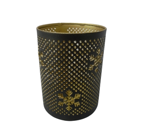 Support votif rond en fer décoratif de noël décoration d'éclairage blanc avec bougeoir en or pour l'éclairage décoratif fait à la main - Product Image 2