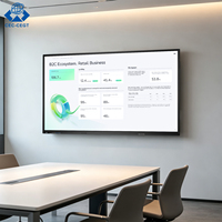 Pizarra Interactiva Inteligente ZDHQ de 65, 75 y 86 Pulgadas, Pantalla Táctil 4K, Pizarra Digital Blanca para Aulas y Salas de Reuniones