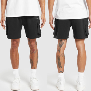 Shorts cargo de qualité supérieure T-shirts personnalisés hommes 2 pièces tenues décontracté survêtement Shorts été survêtement surdimensionné t-shirts ensemble de gymnastique - Product Image 2