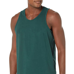 เสื้อกล้ามคอกลมแขนกุดสำหรับผู้ชายเสื้อสำหรับฝึกซ้อมและเพาะกายสีตามสั่งผลิตในปากีสถาน - Product Image 2