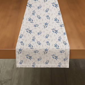 Chemin de table en coton élégant pour table à manger réutilisable parfait pour les vacances de cuisine et la décoration de tous les jours - Product Image 2