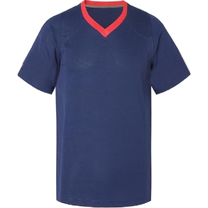 Maillot de football américain en jersey mesh bleu marine, haute qualité, sur mesure. - Product Image 4