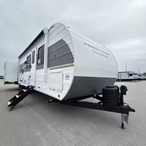 Used 2024 2025 F-o-r-e-s-t R-i-v-e-r Wildwood 31KQBTS Camper Rvs Motorhomes Travel <b>Trailers</b> - Product Image 1