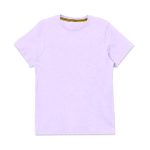 เสื้อยืดออกกำลังกายสำหรับเด็กผ้าโพลีเอสเตอร์/ ผ้าฝ้ายถักแบบแห้งเร็วดีไซน์ทางการมีสไตล์สำหรับฤดูร้อน - Product Image 1