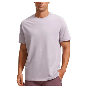 เสื้อยืดผ้าโพลีเอสเตอร์แห้งเร็วสำหรับผู้ชายเสื้อยืดสำหรับวิ่งออกกำลังกายฟิตเนส100% โลโก้แบบกำหนดเอง - Product Image 1