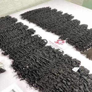 100% cabello crudo vietnamita birmano cabello crudo al por mayor cabello rizado para mujeres negras precio al por mayor - Product Image 3