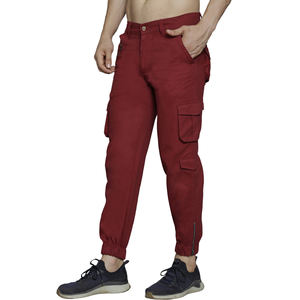 Pantalon cargo pour hommes nouveau style avec ceinture réglable, grandes poches de rangement et poignets réglables-Service de gros disponible - Product Image 3