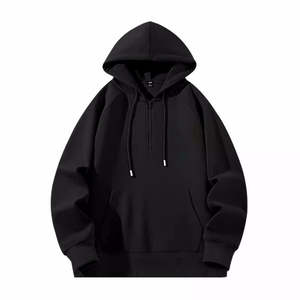 Sweats à capuche et sweat-shirts avec logo personnalisé pour hommes 100% coton vierge épais de qualité luxueuse et imprimée surdimensionnée - Product Image 2