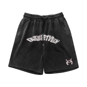 2024 nouveauté hommes High Street français éponge lavage à l'acide Shorts le plus confortable en gros été Streetwear - Product Image 1