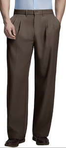 Pantalon décontracté ample à jambes larges pour homme, style vintage, plissé, old money - Product Image 5