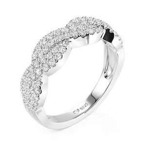 Jeulia Adjustable Gold Plated Children's Religious Eternity Wedding Band <b>Ring</b> - Product Image 2
