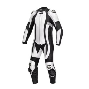 Ropa de moto de alta calidad Traje de cuero de carreras para hombre Diseño personalizado Logotipo Cómodo Traje de carreras de bicicleta de motor - Product Image 2