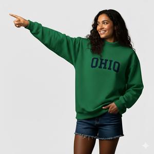 Sudadera Profesional Griega para Hermandad Universitaria Omega Delta Phi, Cuello Alto, Invierno, Felpa Ecológica - Product Image 1