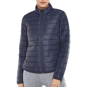 Chaqueta acolchada de burbujas de Invierno para mujer de talla XL personalizada de alta calidad, diseño de punto transpirable relleno de algodón más vendido - Product Image 1