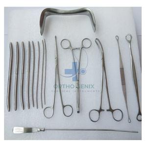 Juego de Curetaje de Dilatación Ortopédica Ortho Genix D&C de 24 Piezas, Instrumento Quirúrgico Manual de Acero Inoxidable, Aprobado por CE e ISO, OG-36 2 - Product Image 3