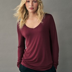 Custom Women Casual Long Sleeve <b>T</b> <b>Shirt</b> 100% Cotton Soft Eco-Friendly Full Summer Ringer Neck Slim Fit <b>Sequin</b> Long Sleeve TShirt - Product Image 1