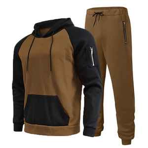 Men's Hoodies & Sweat suit 100% Cotton Fleece Tracksuits from Pakistan Custom Printing Jogging Tracksuit <b>Hoodie</b> Set - Product Image 2