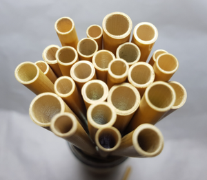 Bamboo <b>Drinking</b> <b>Straws</b> 200mm 8mm Biodegradable Reusable Minimalist Party Use - Product Image 4
