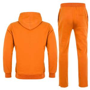 Chándales de sudor con capucha estampados transpirables de nueva producción para hombre, ropa de entrenamiento de invierno para correr, ropa de entrenamiento para correr sólida - Product Image 2