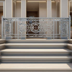 Barandilla de Balcón Moderna de Hierro Fundido sin Marco, Color Gris Pulido, Resistente al Óxido, Acabado de 24 Pulgadas de Alto, Marca Balaji Metals, 5 Años de Garantía - Product Image 1