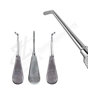 Juego de elevador de raíz de acero inoxidable para Hospital de Londres, instrumentos quirúrgicos dentales manuales de extracción izquierda/derecha - Product Image 1