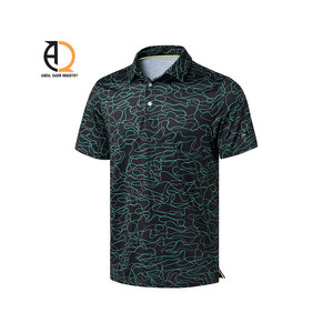 เสื้อโปโลกอล์ฟแห้งเร็วพิมพ์โลโก้ตามสั่ง เสื้อโปโลกอล์ฟระบายอากาศ เสื้อโปโลกอล์ฟขายส่งสำหรับผู้ชาย - Product Image 3