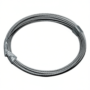 Cordes de sécurité en acier inoxydable, câble métallique 4,0 mm, longueur 30 m, 7 x 19, résistance minimale à la rupture 9,38 KN - Product Image 2