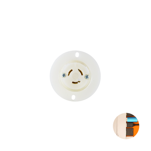 Fiche électrique NEMA L5-15 J-510 15A 125V AC Prise électrique à bride 4 prises pour générateur de tension - Product Image 1