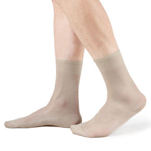 Calzini Italiani Ultra-Sottili in Chiffon di Cotone 100% Lisle, Stile Estivo Quotidiano, con Stampa Digitale del Logo sul Fondo, ODM - Product Image 2