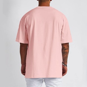 T-shirt surdimensionné pour hommes Coupe ample décontractée T-shirt en coton lourd Basic Essential Soft Classic manches courtes Baggy Washed Street - Product Image 4