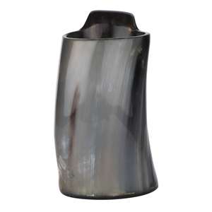 Mug en corne à boire artisanal de qualité supérieure, personnalisé, antique, sculpté à la main, en corne naturelle, style viking, gobelet incurvé en provenance d'Inde - Product Image 4