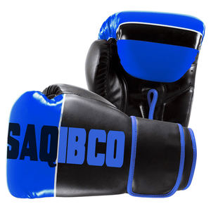 Guantes de Boxeo MMA Personalizables al por Mayor de 8oz-16oz, Cuero PU OEM con Cierre de Gancho y Bucle, Guantes de Entrenamiento Transpirables - Product Image 1