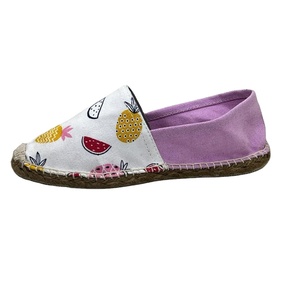 Alpargatas planas antideslizantes de diseño tradicional 2 tonos impresos tamaño personalizado proveedor indio tendencia de moda - Product Image 1