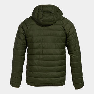 Vente en gros 2022 Doudoune à capuche en satin personnalisé Hiver imperméable unisexe avec décoration en fourrure et impression de logo - Product Image 4