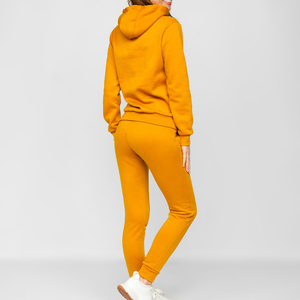 2025 Top qualité décontracté femmes survêtement deux pièces costume vêtements d'hiver poids lourd Logo personnalisé femmes survêtements - Product Image 4