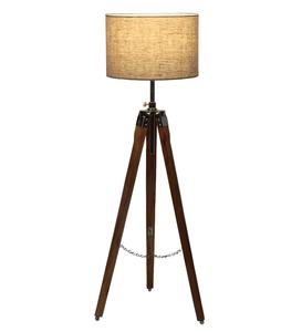 La última lámpara de pie de metal y madera para iluminación en el hogar, hoteles, eventos o lámparas de lectura de buena calidad con pantalla elegante - Product Image 1