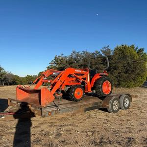 Tracteur diesel 4x4 avec chargeur, pelle rétrocaveuse, boîte de vitesses et pompe - 55 CV, mini-machinerie agricole - Product Image 2