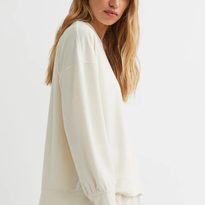 Sudaderas con capucha cortas para niñas, sudaderas de algodón de gran tamaño para mujeres, sudaderas con capucha y sudaderas para mujeres - Product Image 4