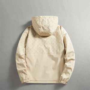 Respirant Casual Varsity Unisexe Zip up À Capuche En Plein Air Street Wear Sportswear Manteau pour Hommes à capuche - Product Image 2