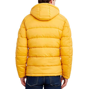 Chaqueta acolchada de lana personalizada para hombre, con cremallera, impermeable, a prueba de viento, de alta calidad, estilo callejero, informal, para invierno - Product Image 5