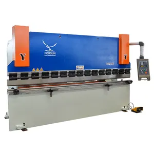 13% discount! WC67K 160T4000 hydraulic stainless steel plate folding machine NC carbon steel plate press brake