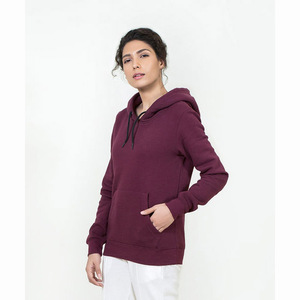Vente en gros 2025 – Nouveaux sweats à capuche décontractés pour femmes, 100 % coton, respirants, écologiques, de haute qualité, avec logo frontal, personnalisables - Product Image 4