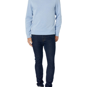 Mode col épais tissu éponge blanc col rond hommes en vrac de haute qualité unisexe plaine Logo personnalisé sweats hommes col rond - Product Image 6