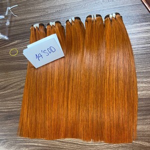 Perruques Bob style boucles italiennes les plus vendues Paquets de cheveux bruts vietnamiens Extensions de cheveux raides soyeux Fermeture Extensions de cheveux humains - Product Image 1