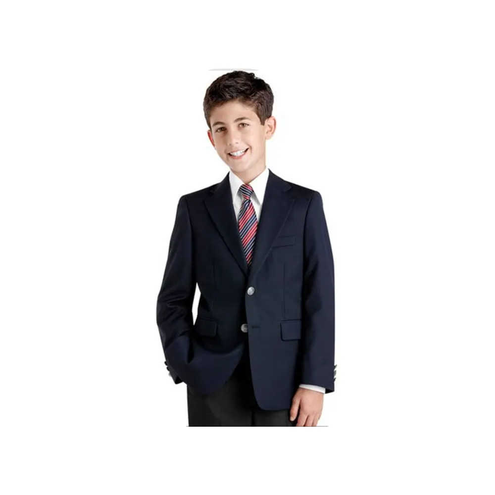 공장 직접 판매 하이 퀄리티 교복 어린이와 소년 공식 블레이저 재킷 세트